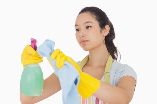 Deep carpet cleaning equipment used by a Tw1 cleaning specialist